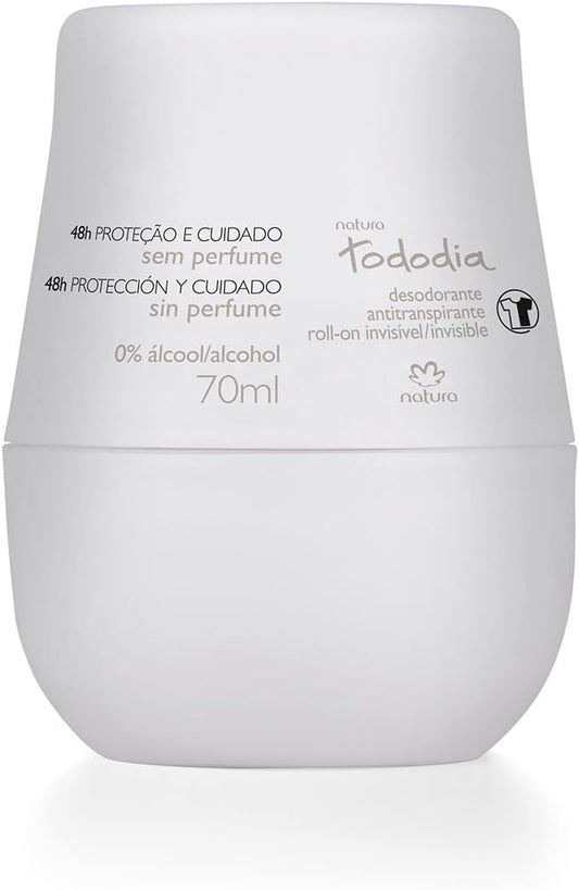 Natura Desodorante Antitranspirante Roll-on Sem Perfume Tododia - 70g