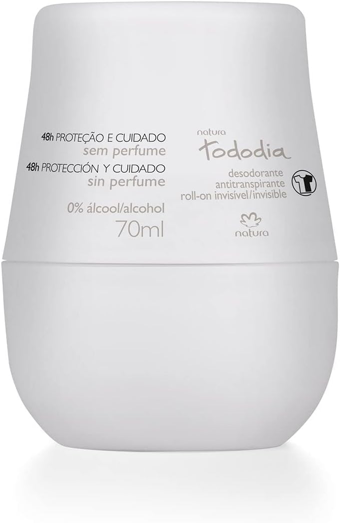 Natura Desodorante Antitranspirante Roll-on Sem Perfume Tododia - 70g