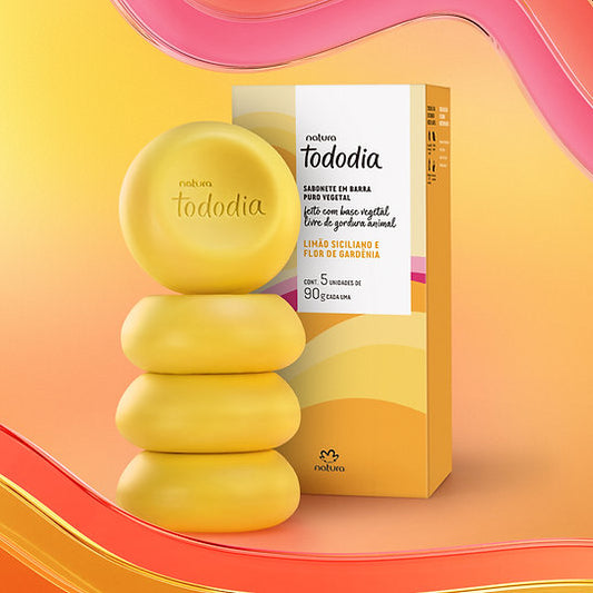 Sabonete Tododia Limao Siciliano e Flor de Gardenia 5x90Gr