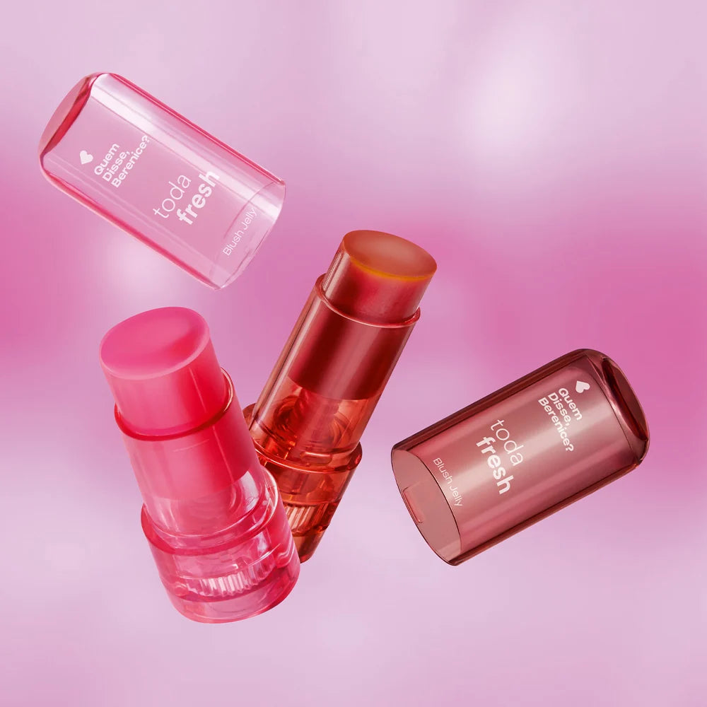 Jelly Blush Multifuncional Toda Fresh, cor Bordo Fresh, 5g