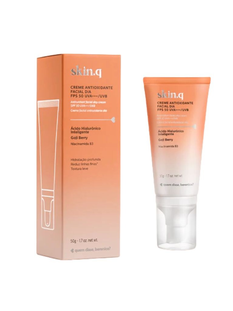 Crème de jour visage antioxydante SPF 50 SKIN.Q