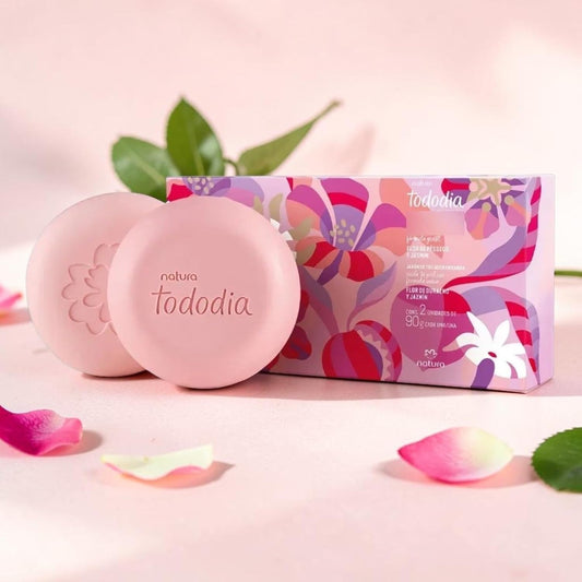 Sabonete em Barra Tododia Flor de Pêssego e Jasmim 2un/90g