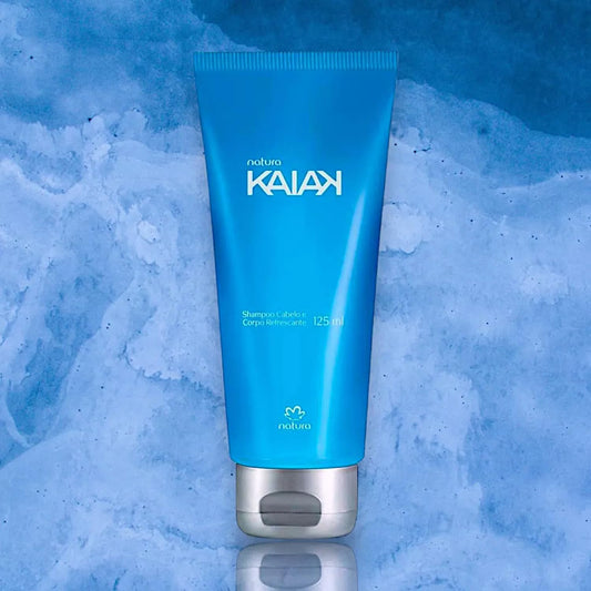 Shampoo Cabelo e Corpo Kaiak Refrescante Masculino 125ml