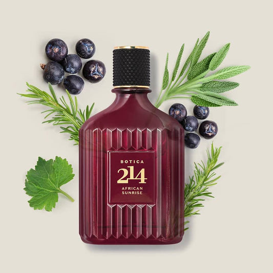 Botica 214 African Sunrise Fougére Amadeirado Eau De Parfum, 90ml