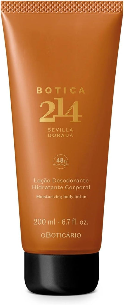 Loção Hidratante Corporal Botica 214 Sevilla Dorada, 200ml