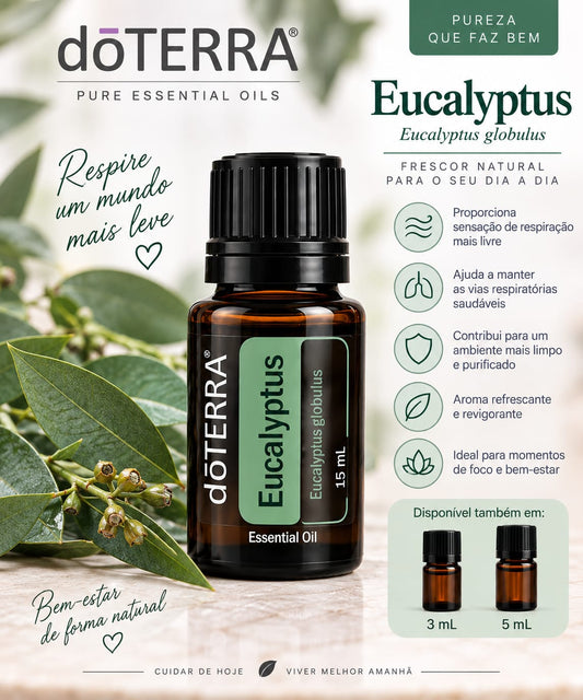 Óleo Essencial dōTERRA Eucalyptus (Eucalyptus globulus)