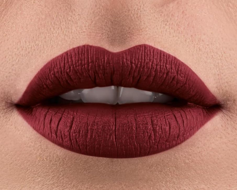 Batom Líquido Mate com ácido poliglutâmico Brown Wine Make B.