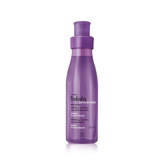 Body Splash Amora e Flor de Pessego Noites de Verão Tododia 200ml