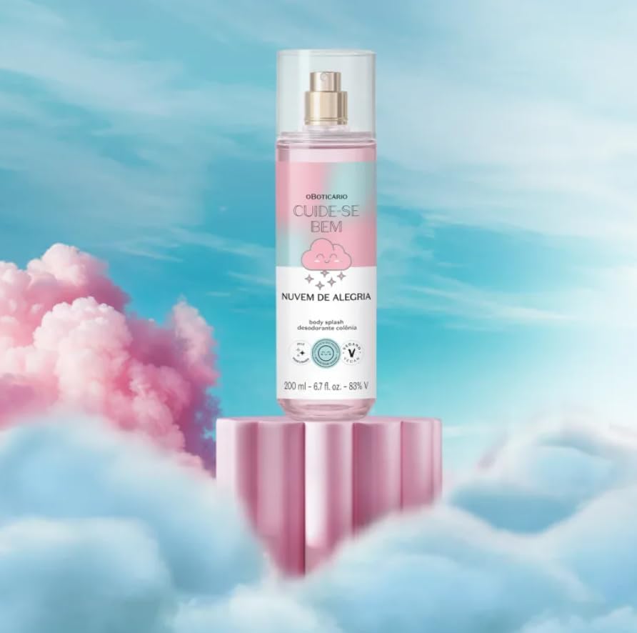 Cuide-se Bem Nuvem de Alegria Body Splash, 200ml