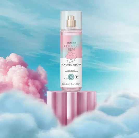 Cuide-se Bem Nuvem de Alegria Body Splash, 200ml
