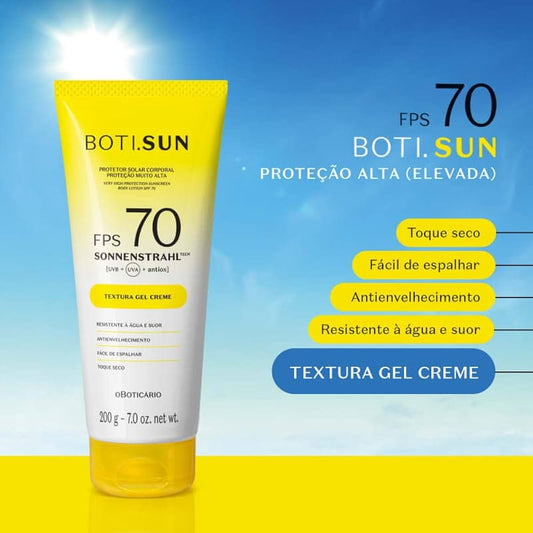 BOTI.SUN PROTETOR SOLAR CORPORAL FPS 70 200g