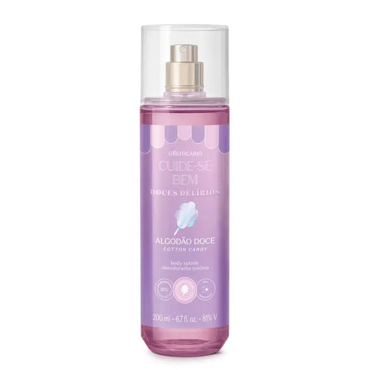 Body Splash Cuide-se Bem Algodão Doce, 200ml