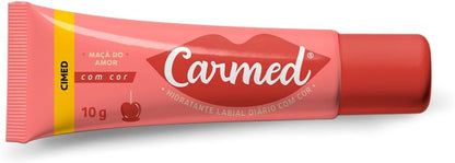 Carmed Maçã do Amor Hidratante Labial com cor 10g