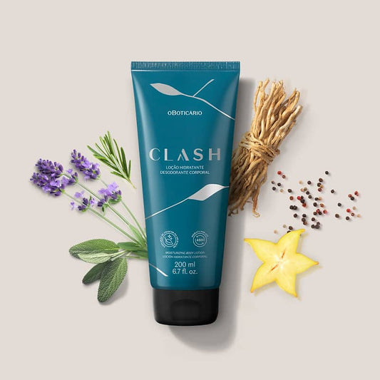 Clash Loção Hidratante Corporal Masculina 200ml