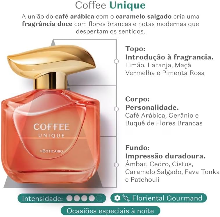 Coffee Woman Unique Eau de Toilette, 100ml