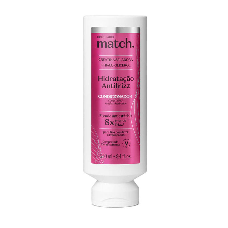 Condicionador Hidratacao Antifrizz Match 280ml