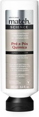 Condicionador Match Science Pré e Pós-Química, 280ml