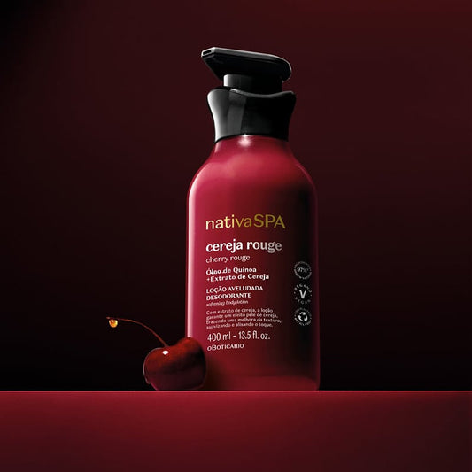 Loção Corporal Aveludada Nativa Spa Cereja Rouge 400ml