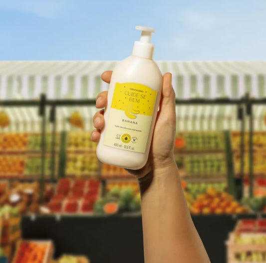 Lotion déodorante hydratante Cuide-se Bem Feira Banana 400ml