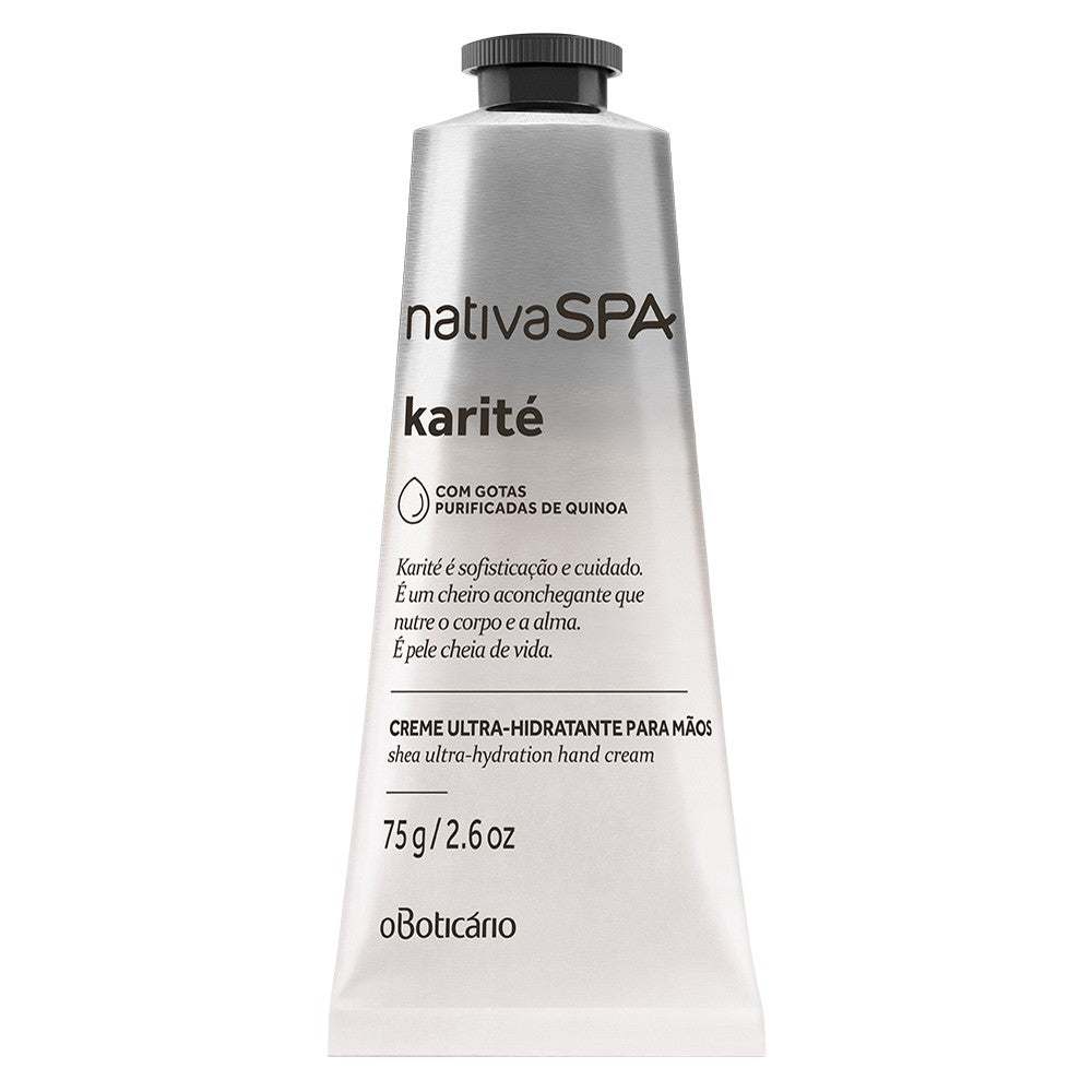 Creme de Mãos Nativa Spa Karité, 75g