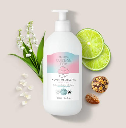 Cuide-se Bem Nuvem de Alegria Loção Hidratante Corporal, 400ml