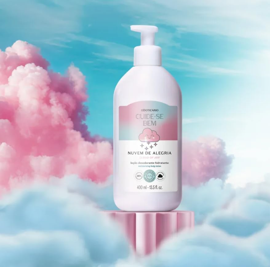 Cuide-se Bem Nuvem de Alegria Loção Hidratante Corporal, 400ml