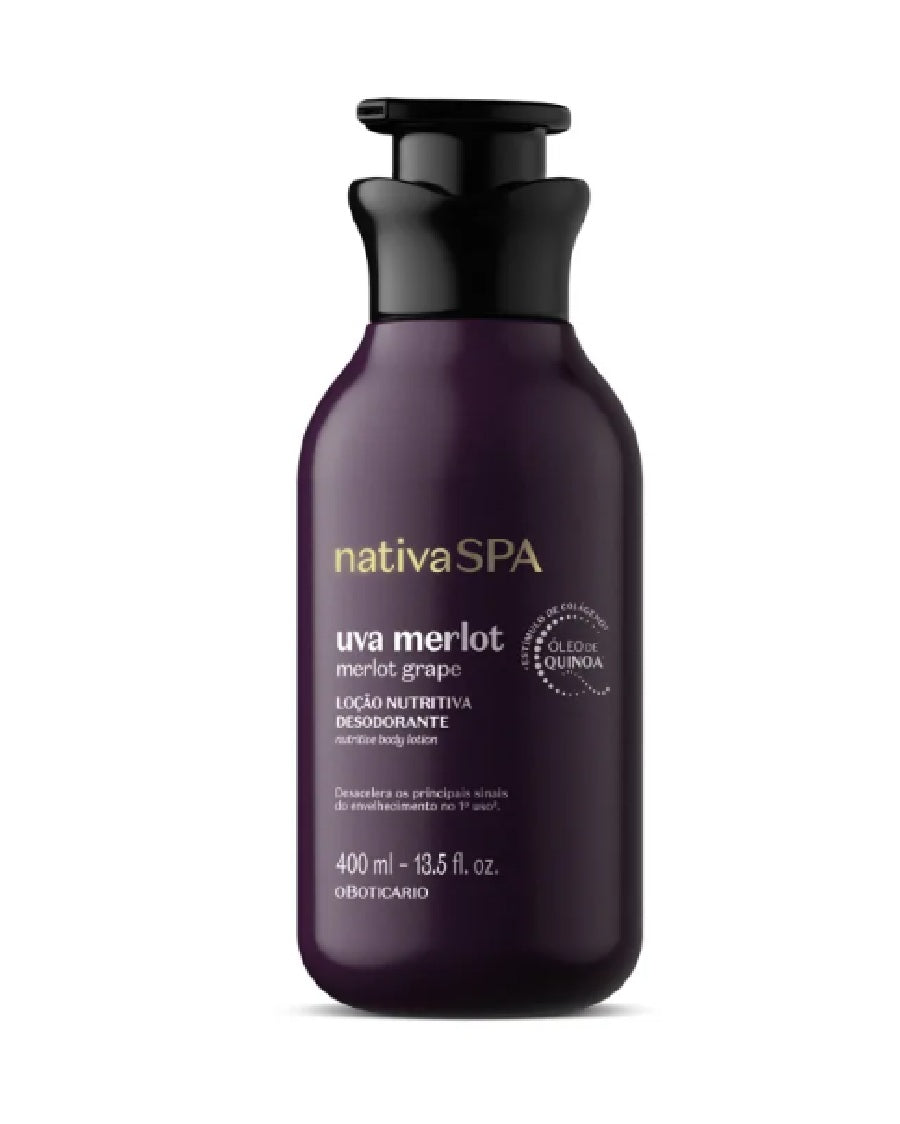 Loção Hidratante Corporal Nativa Spa Uva Merlot 400ml