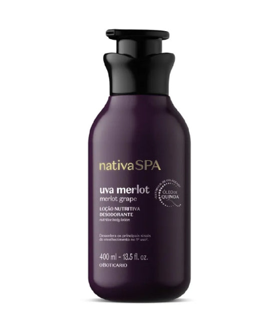 Loção Hidratante Corporal Nativa Spa Uva Merlot 400ml