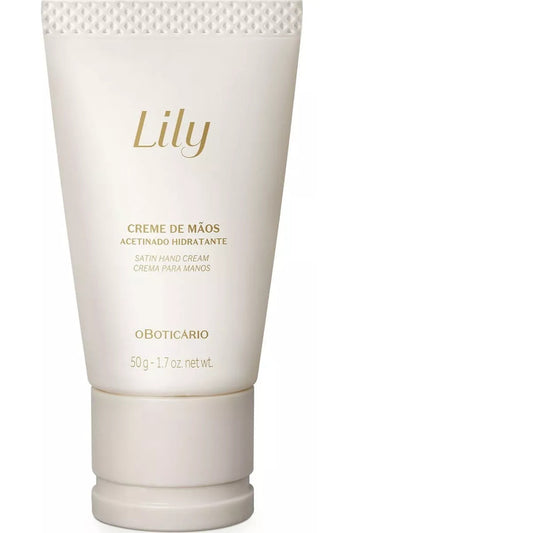 Creme de Mãos Acetinado Hidratante Lily, 50g