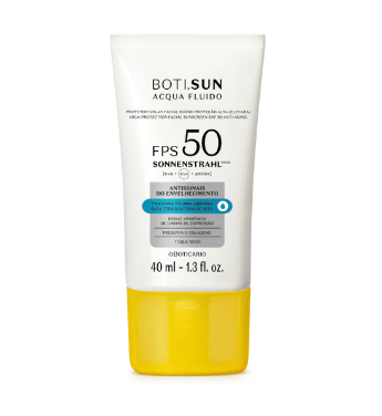 Boti.Sun Protetor Solar Facial Antissinais Acqua Fluido FPS50