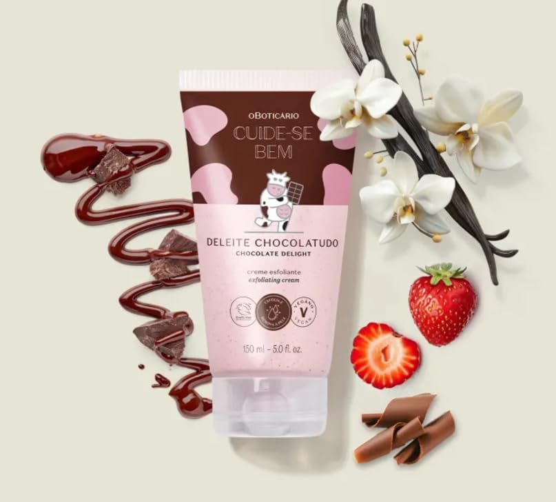Creme Esfoliante Corporal Cuide-se Bem Deleite Chocolatudo 150ml