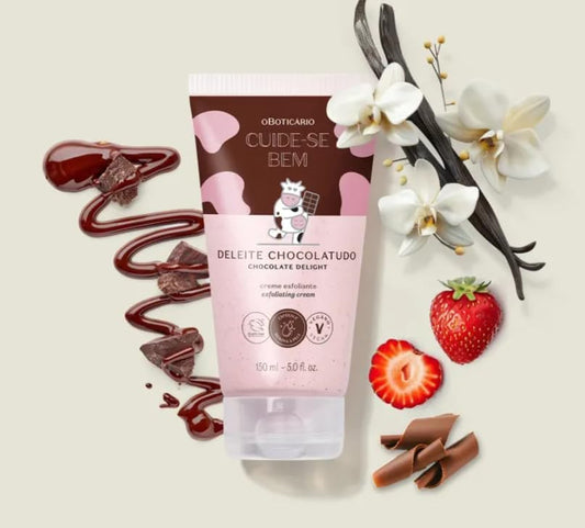 Creme Esfoliante Corporal Cuide-se Bem Deleite Chocolatudo 150ml