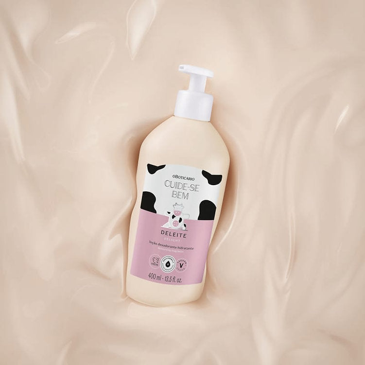 Loção Hidratante Corporal Cuide-se Bem Deleite, 400ml