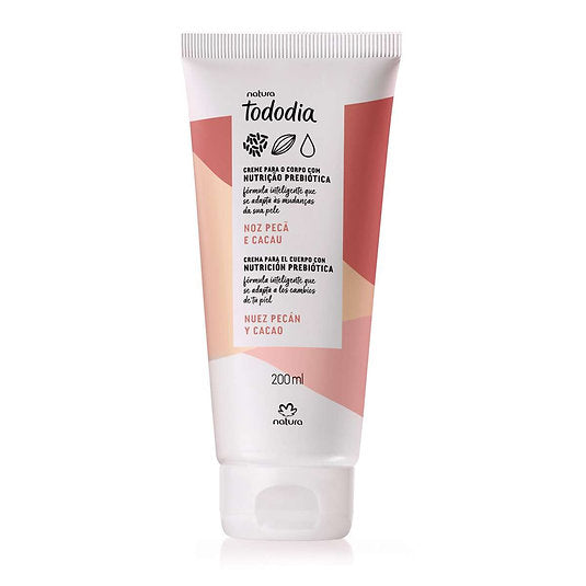 Creme Nutritivo Corporal Noz Pecã e Cacau Tododia 200 ml