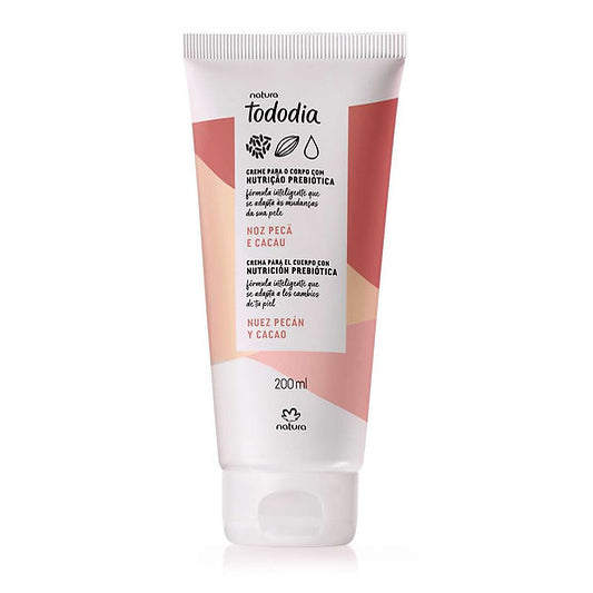 Creme Nutritivo Corporal Noz Pecã e Cacau Tododia 200 ml
