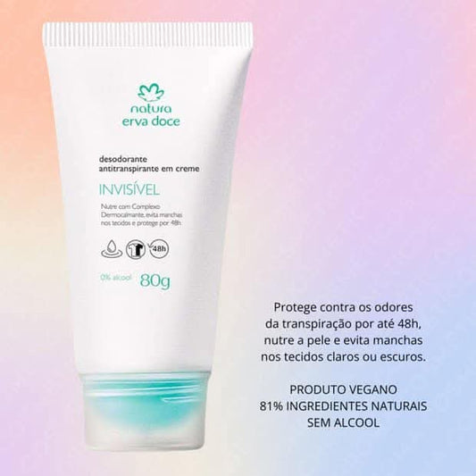 DÉODORANT CRÈME ERVA DOCE 80 GR