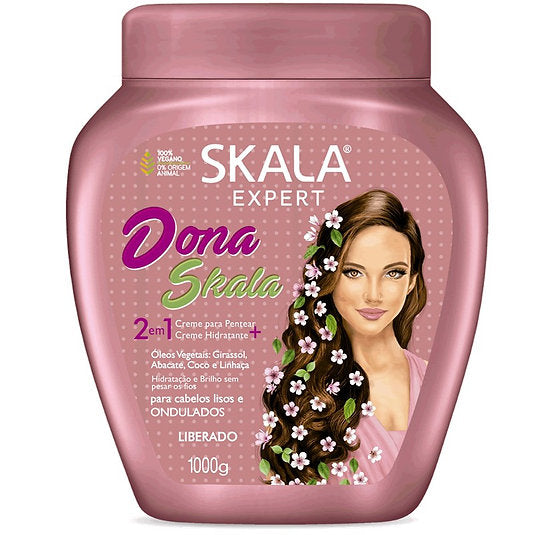 Skala Expert - Creme para Pentear e Hidratante 2 em 1 Dona Skala 1Kg