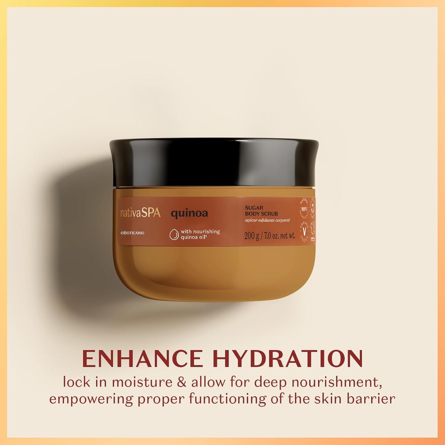 Açúcar Esfoliante Nativa Spa Quinoa, 200g