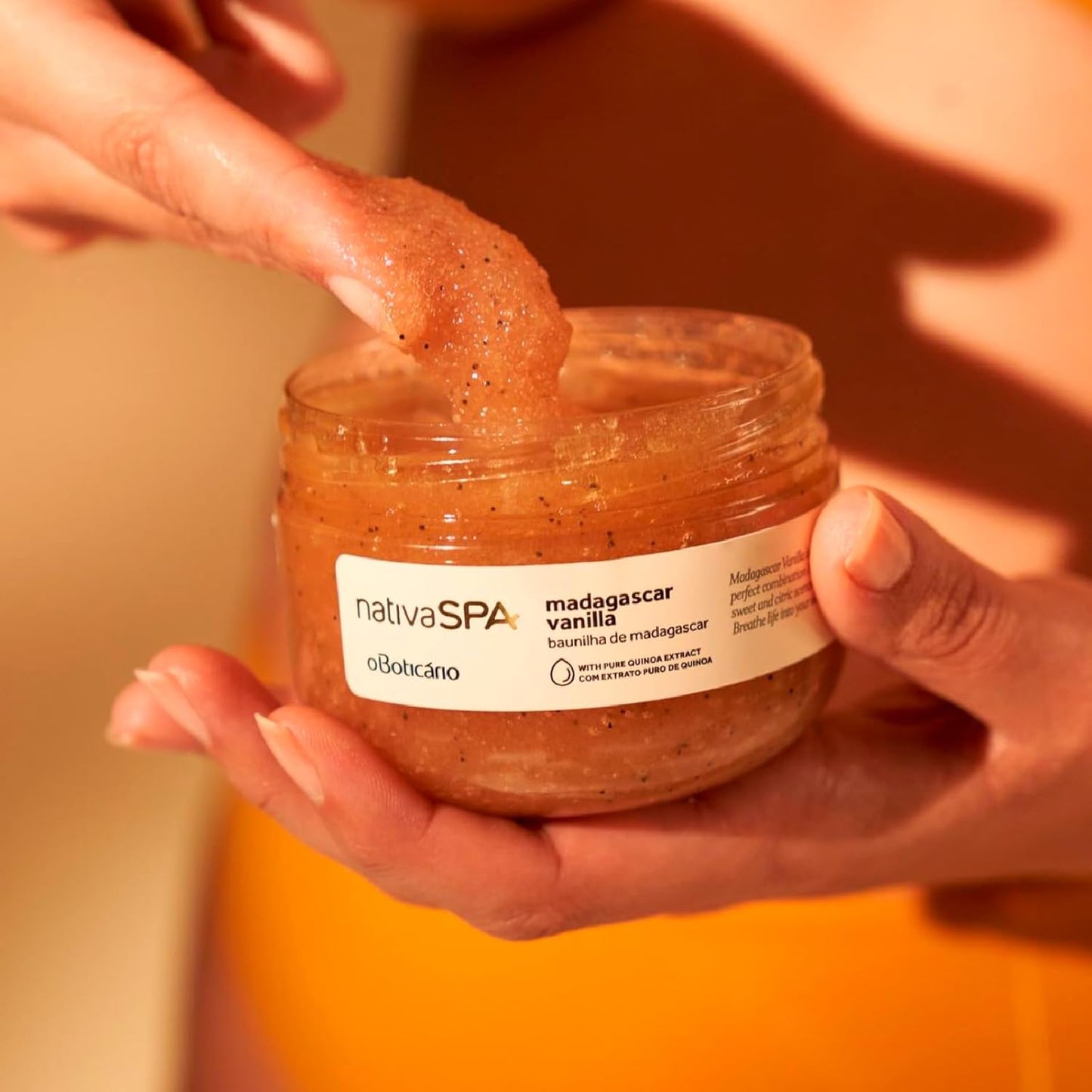 Açúcar Esfoliante Nativa Spa Baunilha de Madagáscar, 200g