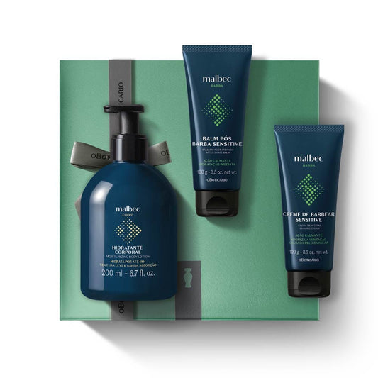 Kit de soins Malbec pour peaux sensibles