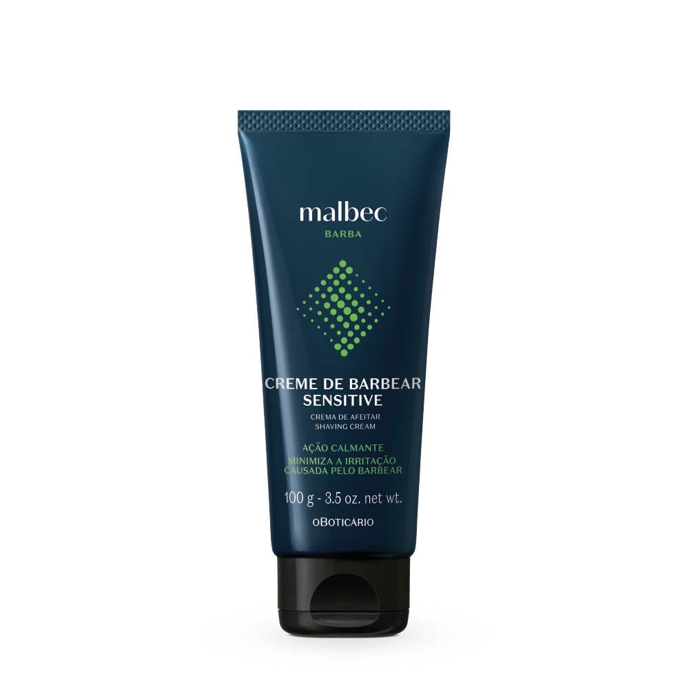 Creme para Barbear Sensitive Malbec Club, 100 g