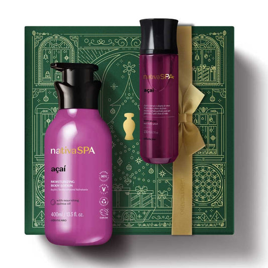 Kit de Natal Pele Perfumada Nativa SPA Açaí