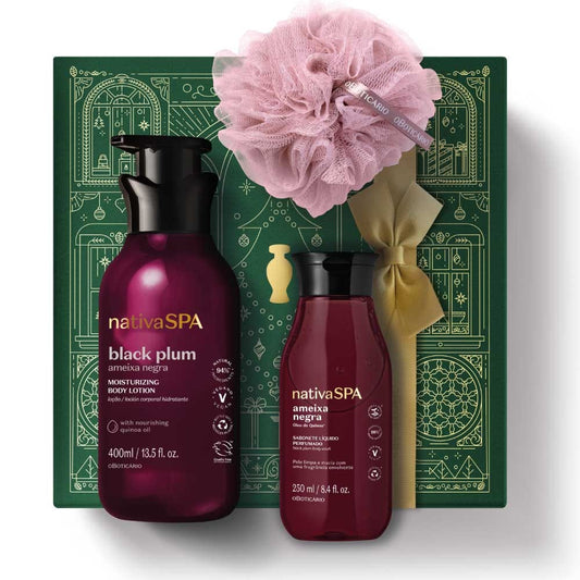 Kit de Natal Cuidado Nativa SPA Ameixa Negra