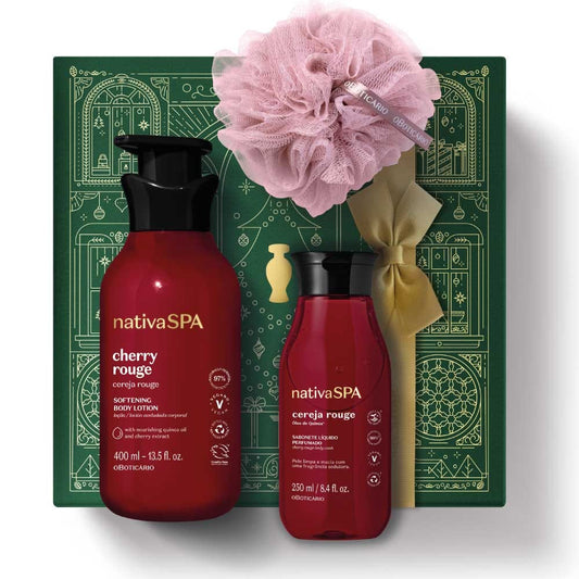 Kit de Natal Cuidado Nativa SPA Cereja Rouge