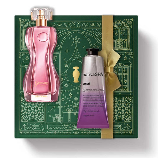 Kit de Natal Perfume Glamour + Açaí