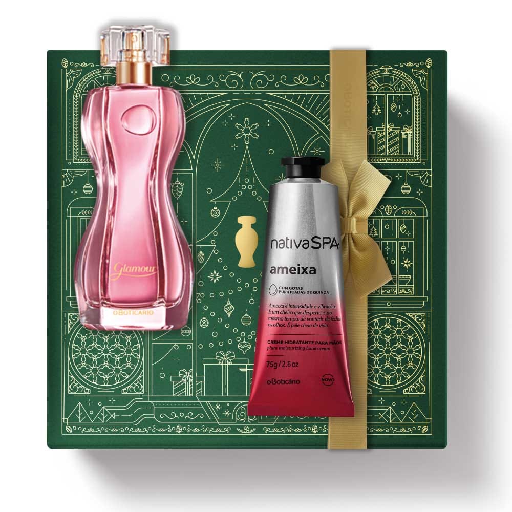 Kit de Natal Perfume Glamour + Ameixa