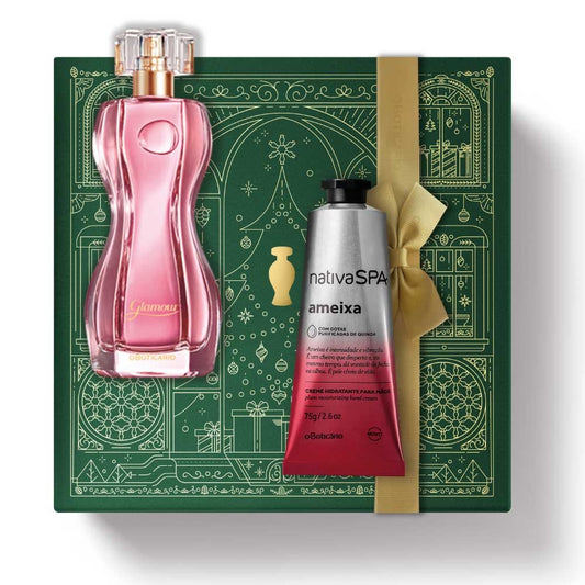 Kit de Natal Perfume Glamour + Ameixa