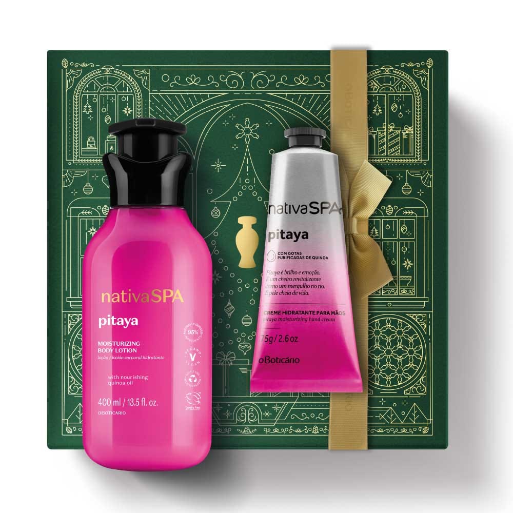 Kit de Natal Hidratação Nativa SPA Pitaya