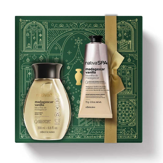Kit de Natal Cuidado Nativa SPA Baunilha de Madagáscar