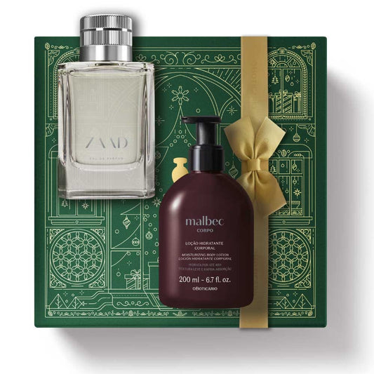Kit de Natal Perfume Zaad + Creme Hidratante Malbec